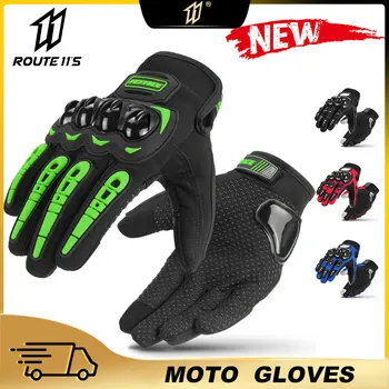 Мотоциклетные перчатки, Перчатки для верховой езды, Дышащие Перчатки для мотоциклистов с сенсорным экраном, Аксессуары для мотоциклов, Перчатки для мотокросса.