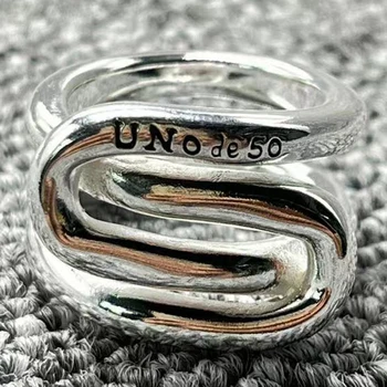 Хит продаж в Европе и Америке, Новое оригинальное модное гальваническое серебро 925 пробы, Очаровательное женское романтическое кольцо в подарок