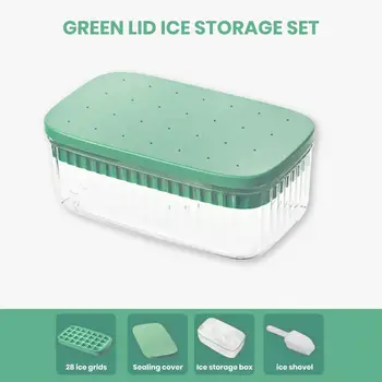 1 Комплект Практичной формы для изготовления кубиков льда для коктейлей, форма для прессования кубиков льда, Прозрачная корзина для хранения, Аксессуары для бара