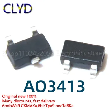 1 шт./ЛОТ Новое и оригинальное Импортированное оригинальное устройство AO3413 MOS FET chip SOT23 P channel 20V 3A