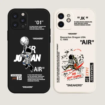 Модный Бренд AIR Sneakers Astronaut Белый Чехол Для Телефона Iphone 14 13 12 11 Pro Max X XR 7 8Plus Мягкий Силиконовый Чехол-Футляр