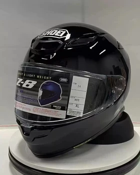 Полнолицевый Мотоциклетный Шлем SHOEI Z8 RF-1400 Шлем Для Езды По Мотокроссу, Шлем Для Мотобайка-Ярко-черный