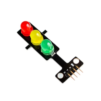 10/20шт Мини-светофор 5 В, светодиодный дисплейный модуль для Arduino, красный, желтый, зеленый, 5 мм, светодиодный RGB-светофор