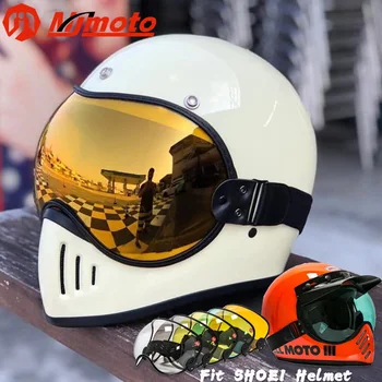 Ретро-шлем, козырек, Защитная линза, Очки для мотоциклетного шлема, линзы для защиты от ультрафиолета, Мото-очки, Аксессуары для шлема для мотокросса для обуви