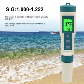 Цифровая ручка для измерения PH качества воды 8 В 1, измеритель температуры TDS/ EC/ PH/ ORP, приборы для анализа богатой водородом питьевой воды, тестер